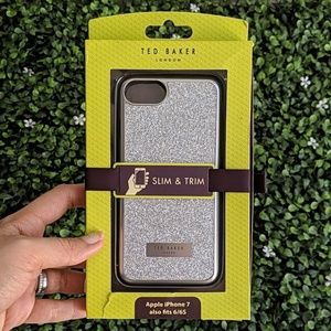 NWT iPhone 7/6S/6 Silver Hard Cover - Ted Baker!